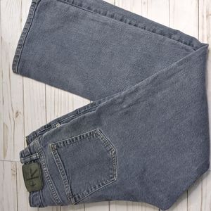 Calvin Klein Jeans Grey Wash Calvin Boot Jean Size 8